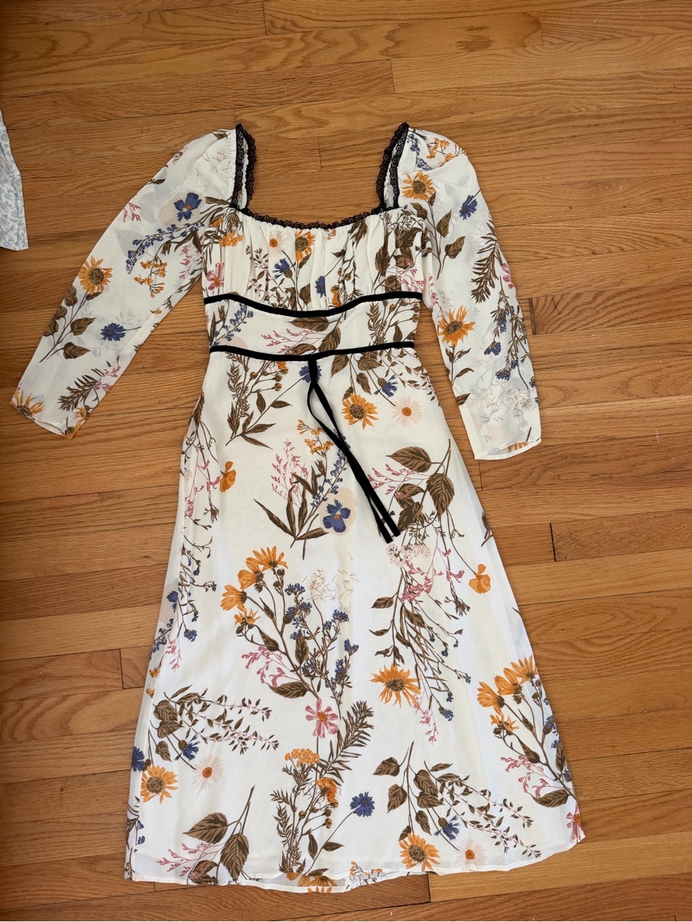 Reformation floral midi dress